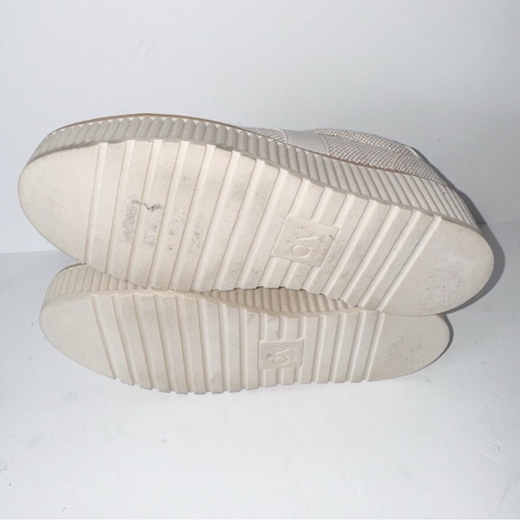 DV by Dolce Vita Bubbles Tan Almond Tweed Sz 9.5 Platform Y2K - Picture 8 of 12